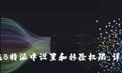 如何在B特派中设置和移除权限：详细指南