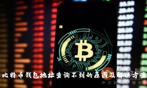 比特币钱包地址查询不到的原因及解决方案