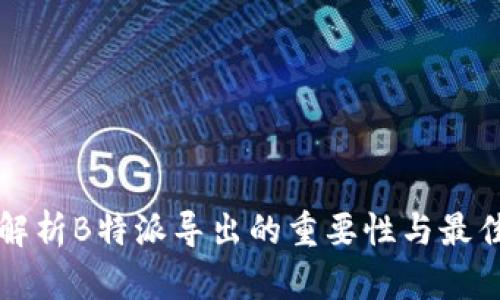 全面解析B特派导出的重要性与最佳实践